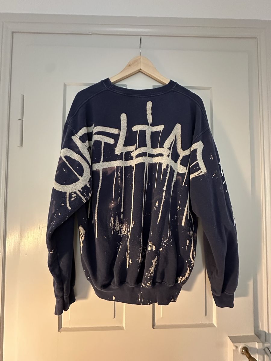 Maglioni & Felpe: Offline Sweatshirt, dunkelblau mit Print – Usato da Bern venduto da david.111 1