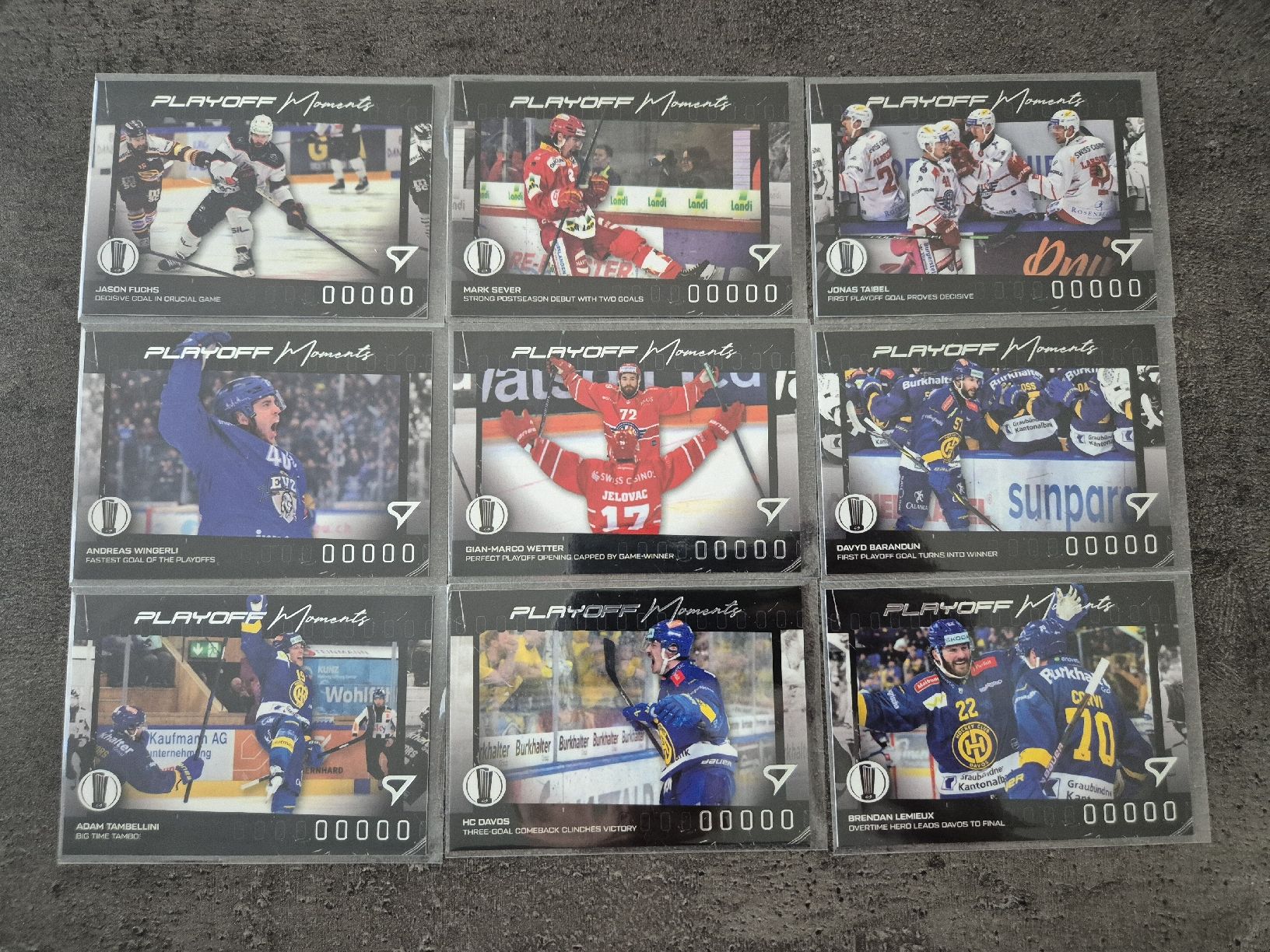 Sportzoo Sammelbilder & Trading cards: SportZoo Playoff Moments – Neu (gemäss Beschreibung) aus Tafers von webster1996