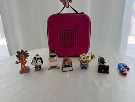 Original Tonies Transporter Tasche Pink inkl. 7 Tonies