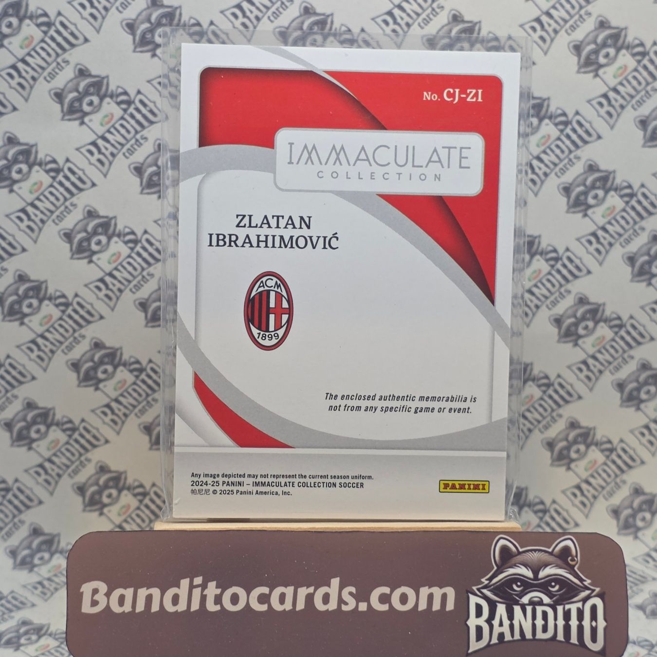 Topps Carte collezionabili: Panini Immaculate Zlatan Ibrahimovic patch /70 - AC Milan – Usato da Liebefeld venduto da Banditocards 1