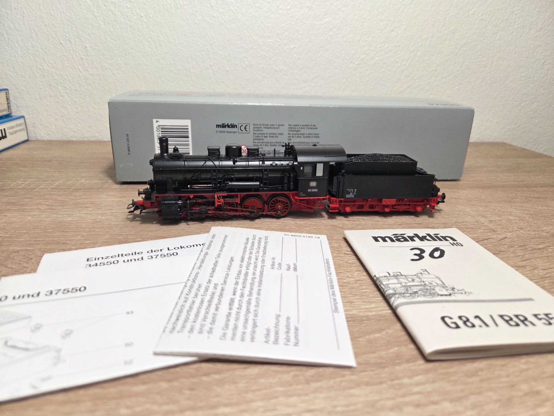 Märklin Modelleisenbahnen: Märklin 37550 Dampflok BR 55 DB Digital H0 – Gebraucht aus St-Aubin-Sauges von Lo_Go 6
