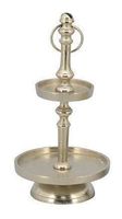 Etagere in raw Aluminium 17x17x33cm hoch/Neu/OVP