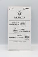 Renault Preise & Ausrüstung März 1995 Prospekt