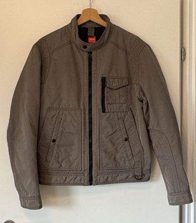 BOSS Hugo Boss Herren Jacke Gr. 50 / M-L taupe - Blouson