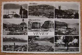 Ansichtskarte ungelaufen - Vevey / kleine Bilder