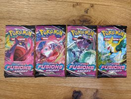Pokemon Fusionsangriff Fusion Strike Booster 4x Artwork Set