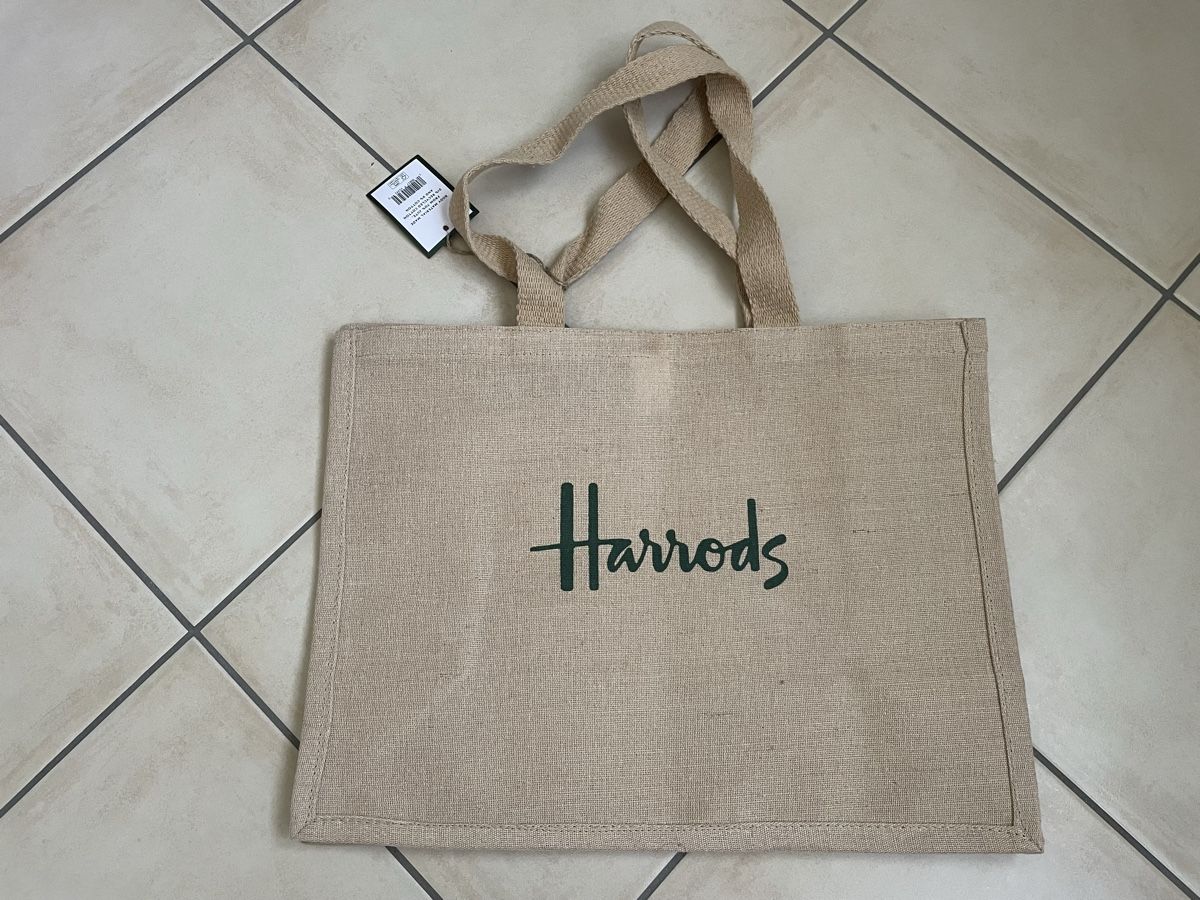 Harrods Borse: Borsa Harrods nuova in Juta  – Nuovo (secondo la descrizione) da Gorduno venduto da cha_9lgw 1