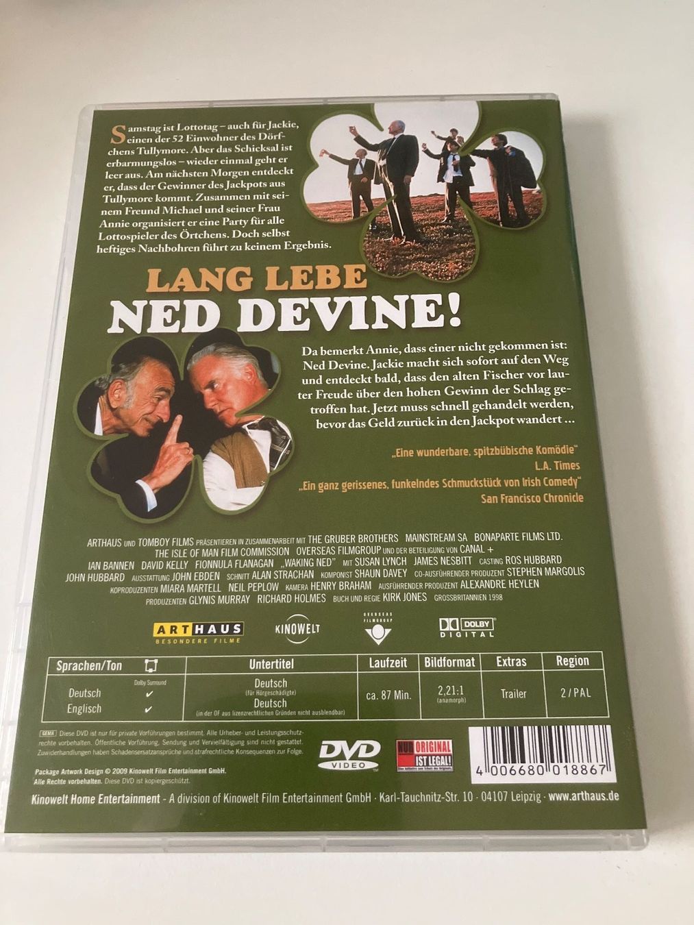 Tutti i DVDs: Waking Ned - Lang lebe Ned Devine! (Dvd) – Usato da Arbon venduto da HelFer01 1