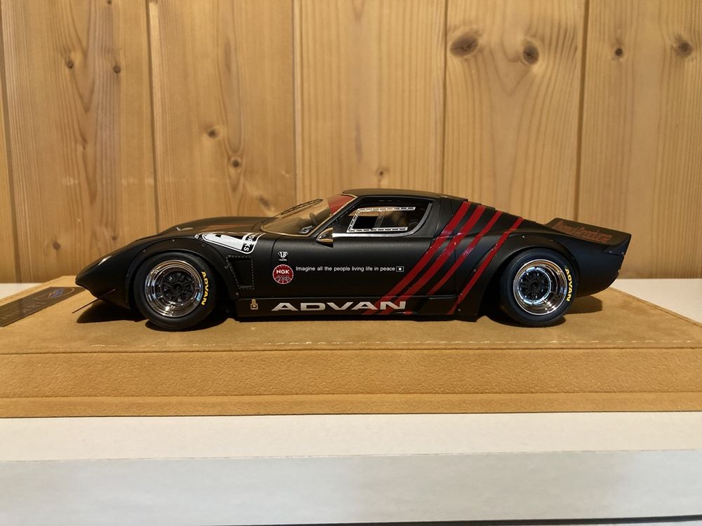 VAV 1/18 ランボルギーニ ミウラ LB ADVAN Lamborghini Miura LB Works 1/18 GT Spirit Model