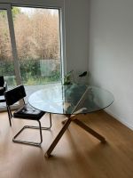 Ausgezeichnetem Zustand - Runder Esstisch aus Glas 120CM