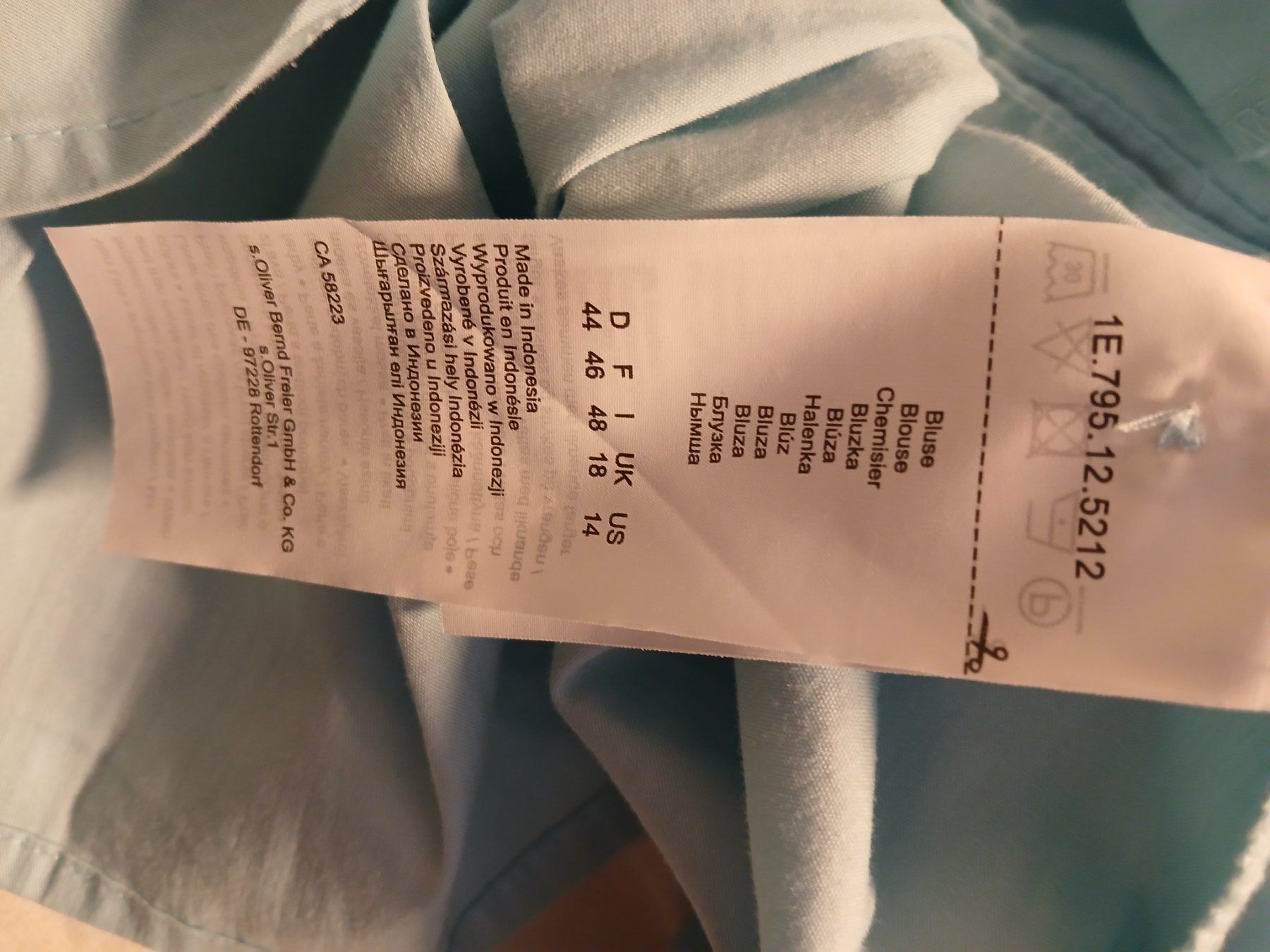 S.Oliver Blusen: Bluse sOliver XL 44 blau – Neu (gemäss Beschreibung) aus Zürich von ast_8nph 6