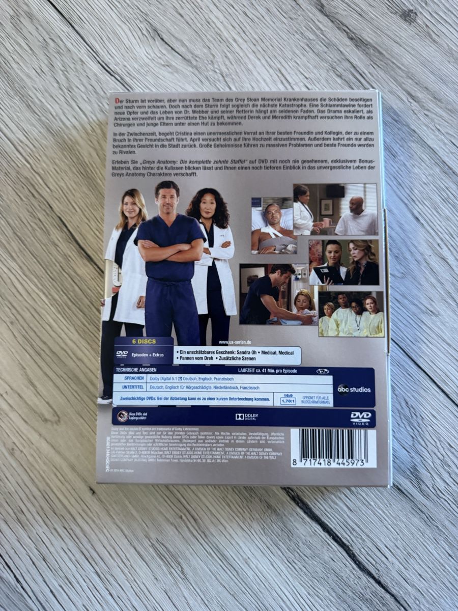 Tutti i DVDs: Coffret DVD Grey's Anatomy Saison 10 – Usato da La Chaux de fonds venduto da car_f9yg 1