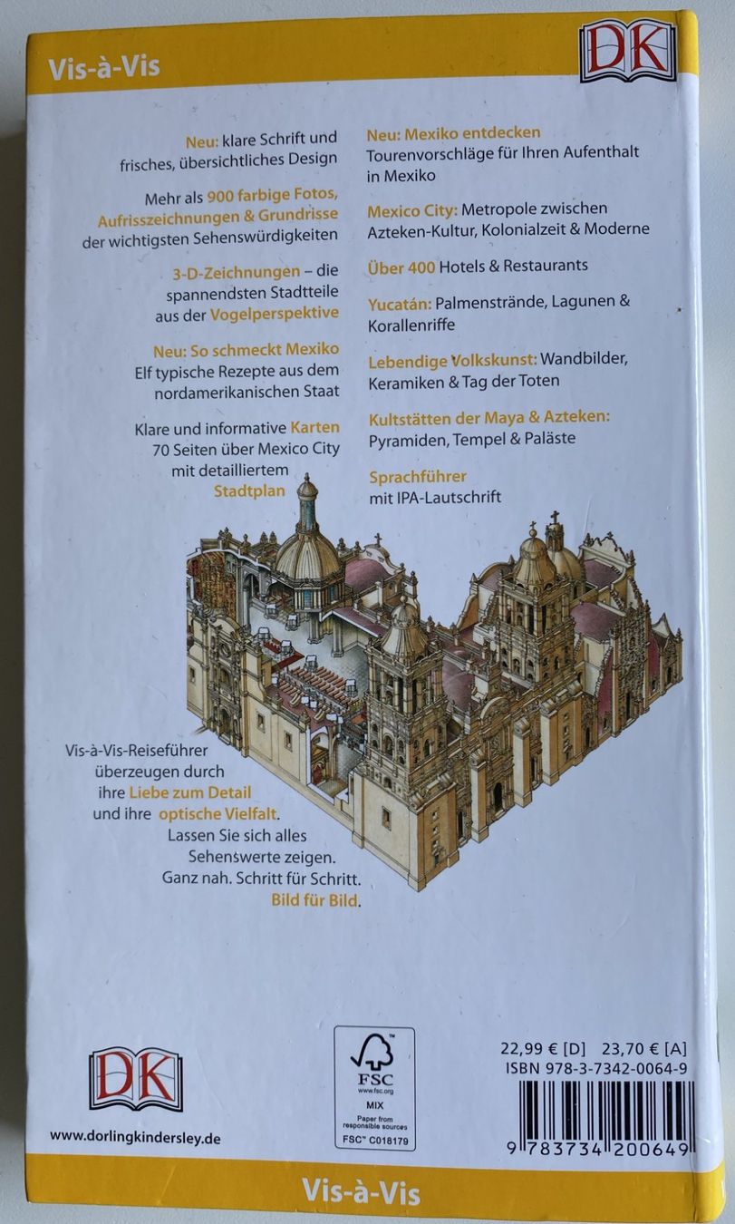 Libri: MEXIKO - DK Reiseführer Vis-a-Vis - Mexiko – Nuovo (secondo la descrizione) da Hünenberg venduto da Ecila 5