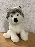 Plüschtier Husky Soft Friends grau weiss guter Zustand