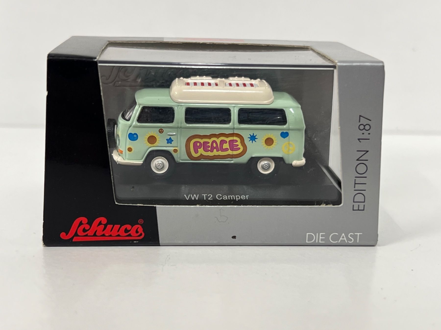 Schuco Modellini di ferrovie: Schuco Bully Hippiebus  1:87 H0 – Nuovo (secondo la descrizione) da Neuenhof venduto da ludovicco