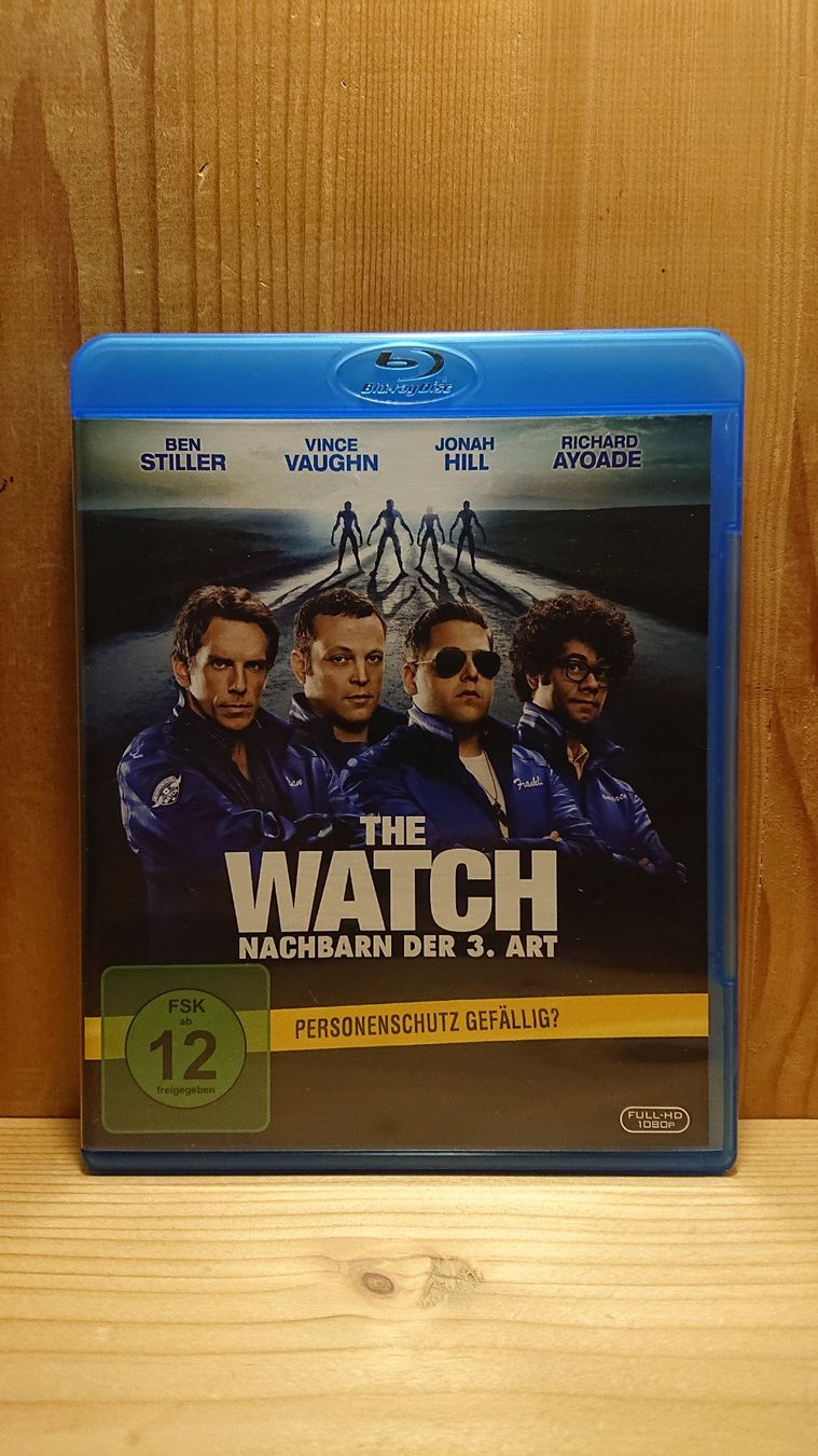 Tutti i DVDs: THE WATCH Blu-Ray mit Ben Stiller – Usato da Wilderswil venduto da Exebub