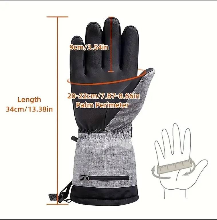 Guanti & manicotti: Neue beheizte Winterhandschuhe in Grau – Usato da Roggwil BE venduto da pet_6pws 1