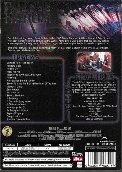 Tous les DVDs: Procol Harum: Live DVD – Neuf (Voir description) à Steinhausen par Vilivinili 1