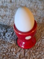 Süsser Eierbecher mit Ei,getupft,Bodo Hennig fürs Puppenhaus