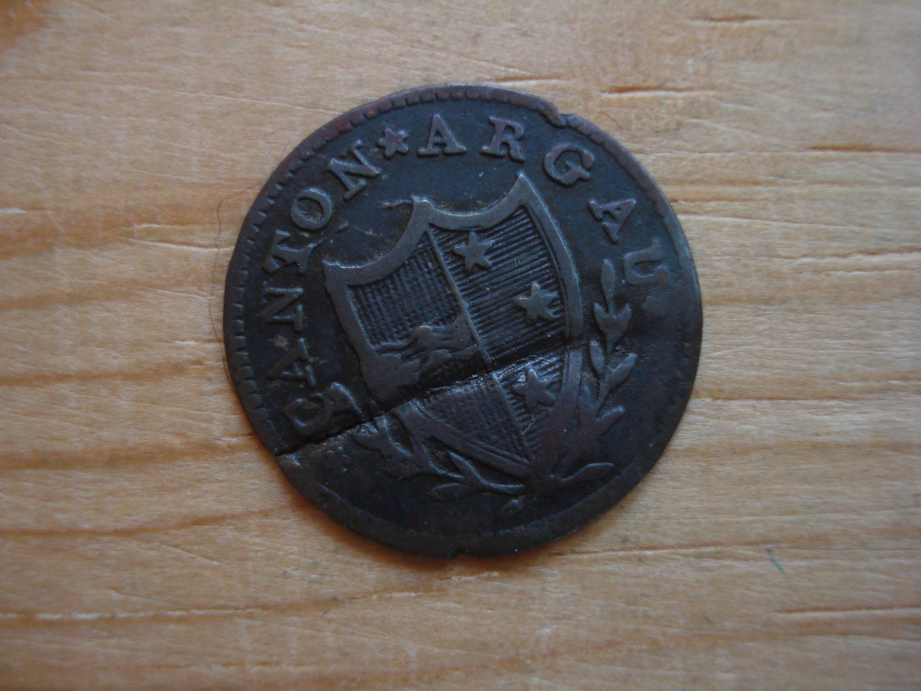Tutti le monete: (P2) Aargau 2 Brappen 1814 – Usato da Erlach venduto da Net-Coins 1