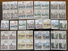 Helvetia Ausgabe 1986 und 1987 ungestempelt frankaturgültig