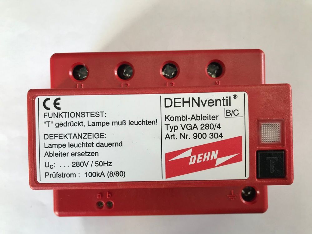 DEHN Dehnventil Kombiableiter Typ VGA 280/4 Nr 900 304 Kaufen auf