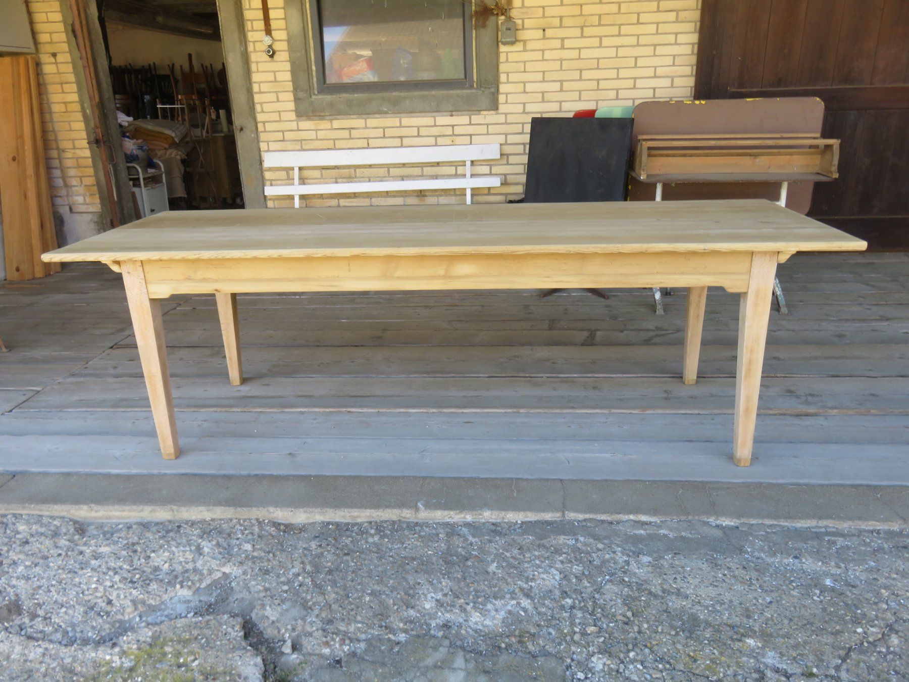 Tavoli: antiker Biedermeier Tannentisch 245cm – Usato da Ruswil venduto da Mfladibus
