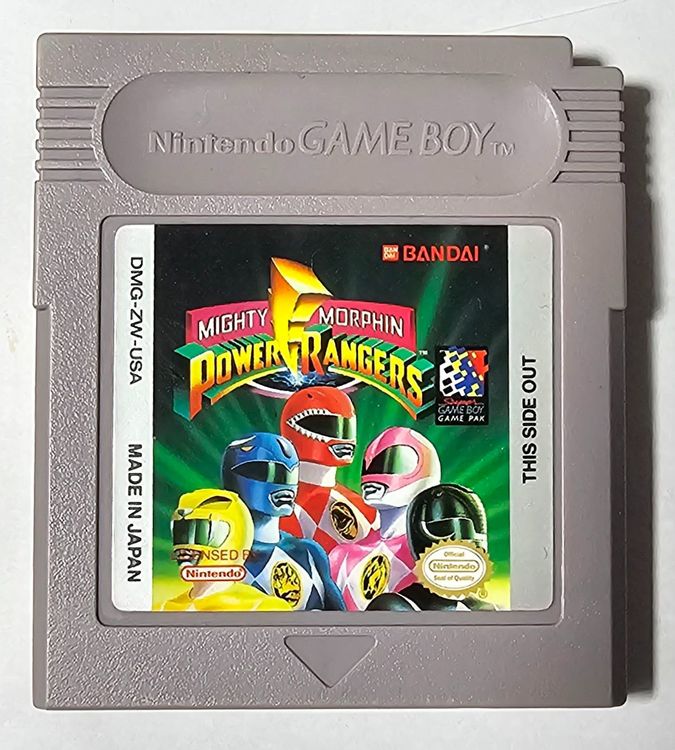 Mighty Morphin Power Rangers (Gameboy Spiel) (Gebraucht) in Holziken ...