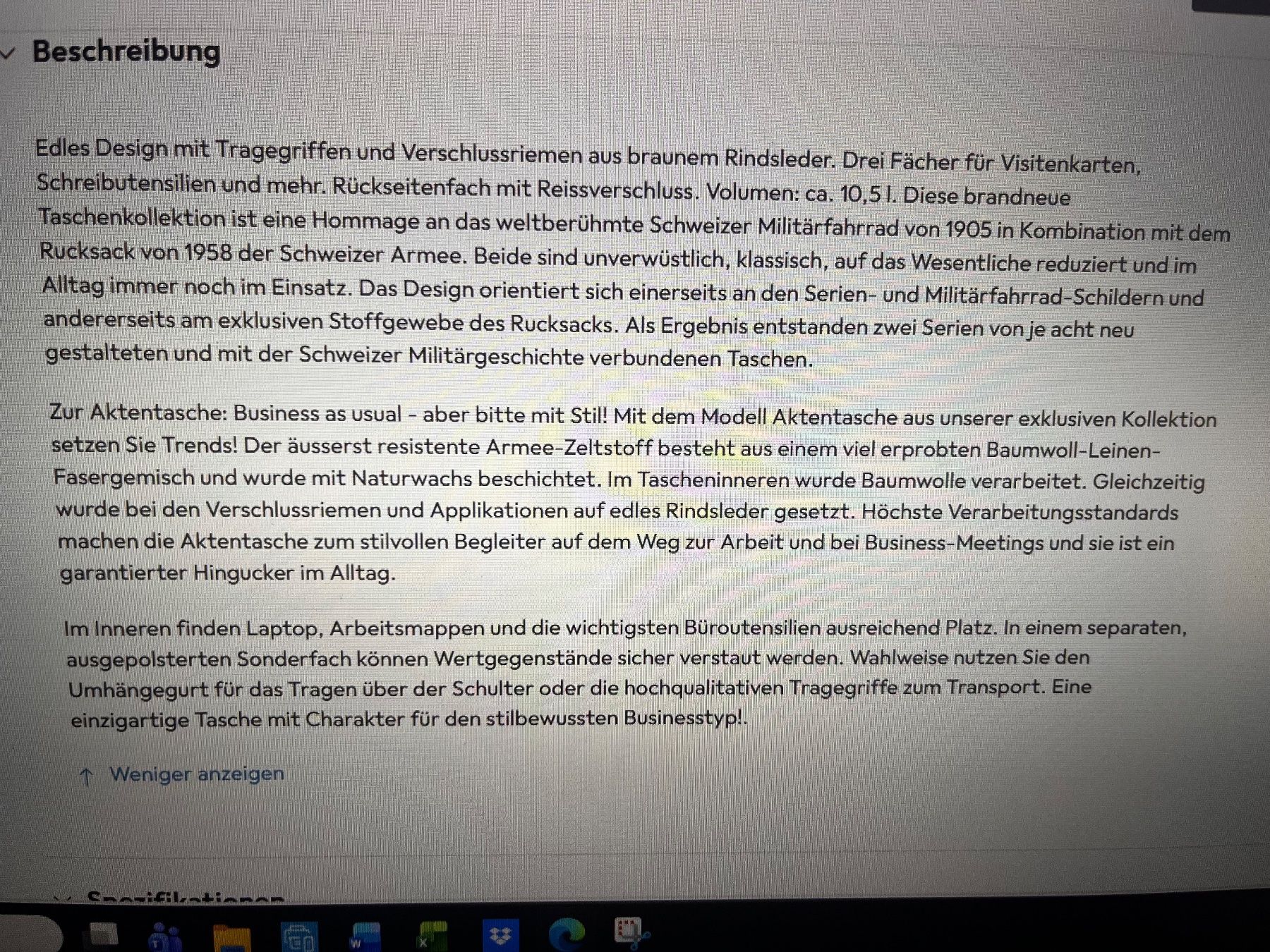 Valises & Sacs: Aktentasche-Zeltstoff – Neuf (Voir description) à Rüschegg Heubach par Pimpolino13 5