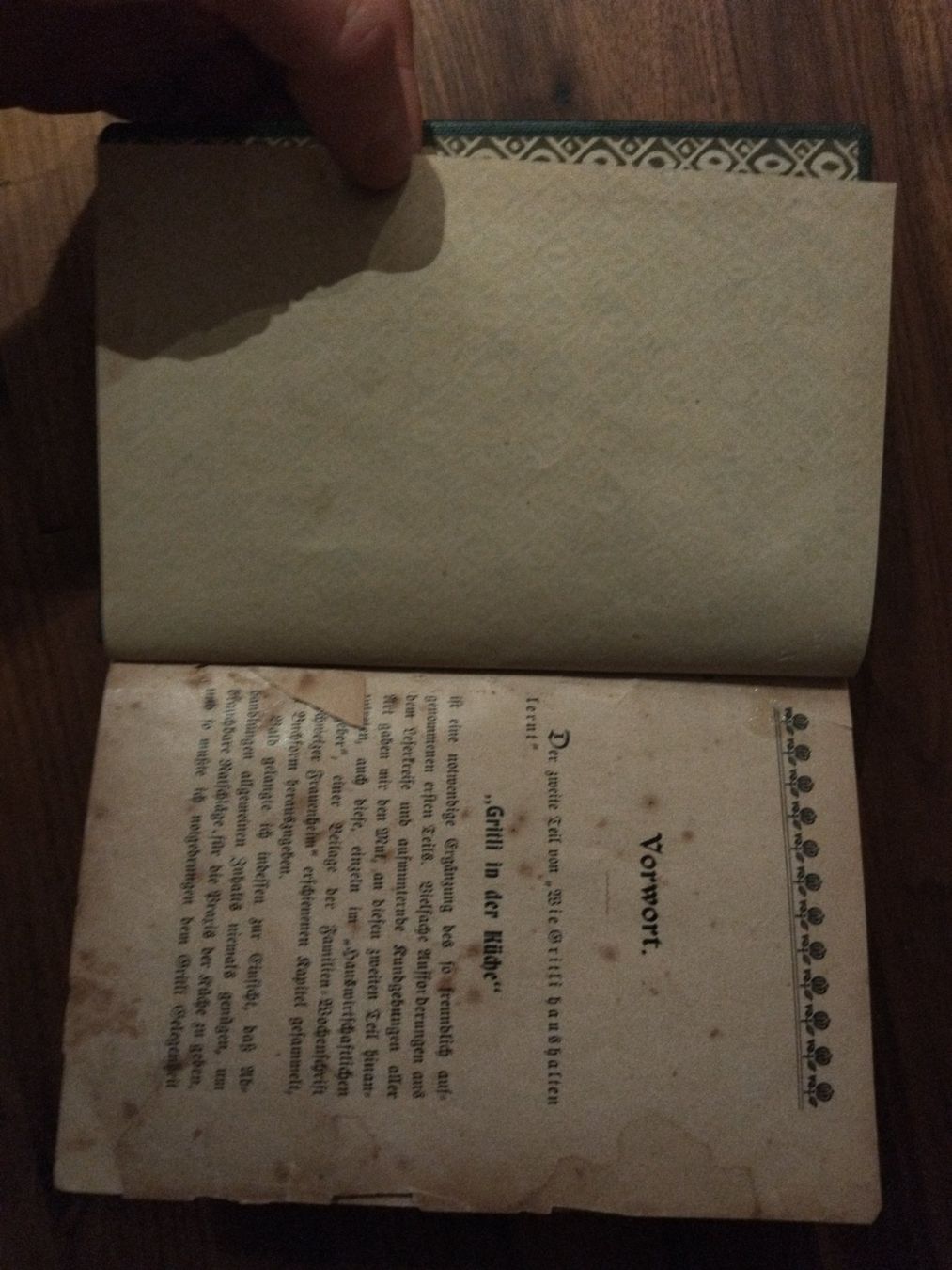 Libri: Kochbuch antik 1903 Grittli – Usato da Felben-Wellhausen venduto da bananajoe8474 2