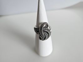 Silberring mit Pyrit Grösse 56