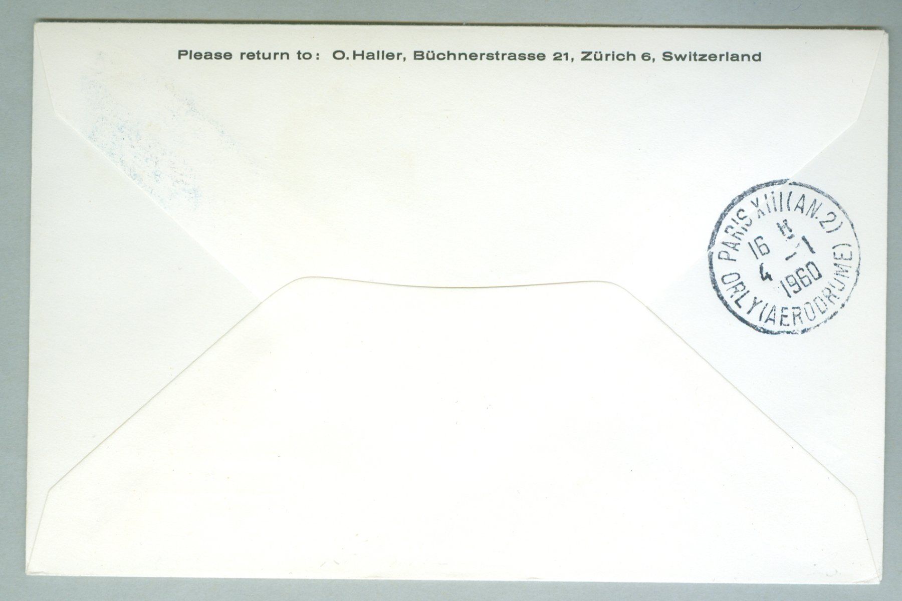 Tutti i francobolli: 1960 Liechtenstein Flugpost RF – Usato da Zürich venduto da yago-rot 1