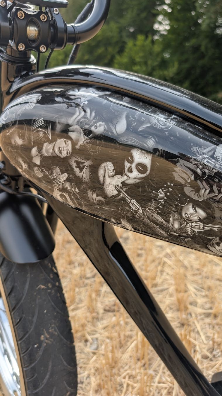 Velos: Exklusives e-Rats Custom Cruiser E Bike mit Springergabel – Gebraucht aus Egolzwil von Schaermike 8
