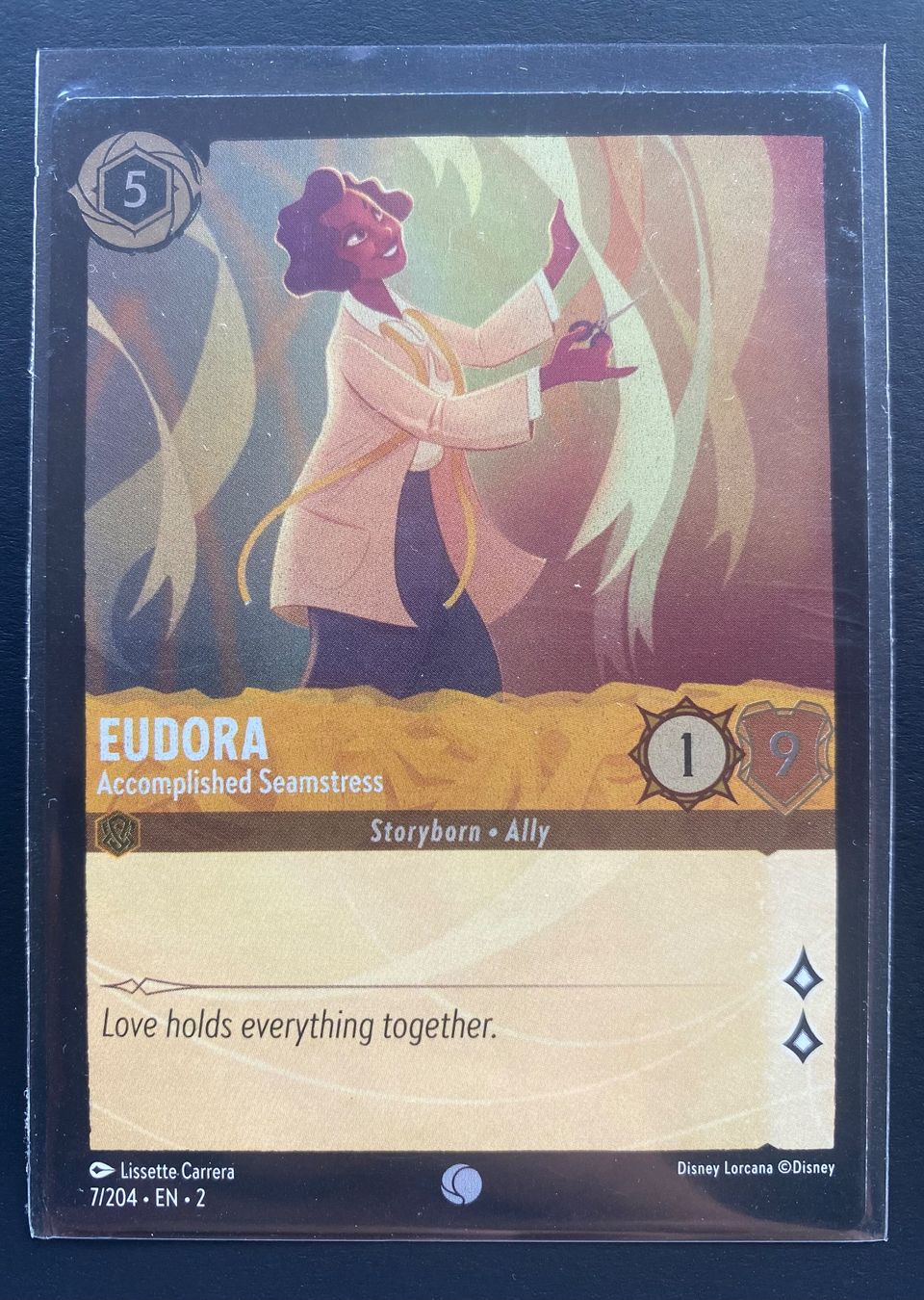 Disney Cartes à collectionner: Lorcana FOIL EUDORA 7/204 EN-2 Common – D'occasion à Lugano par VlaseCard