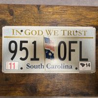 🇺🇸 U.S. Autoschild - South Carolina 951 0FL - ORIGINAL