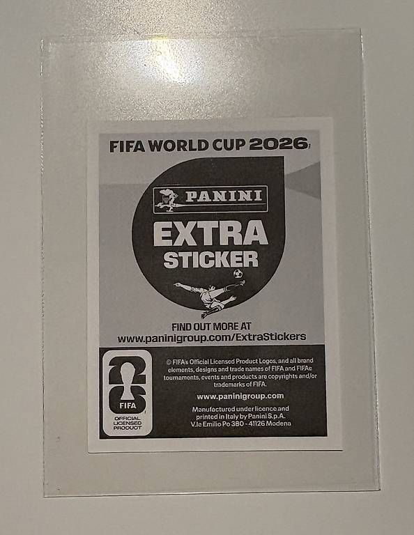Carte collezionabili: ACHRAF HAKIMI EXTRA STICKER PANINI WC 2026 – Usato da Zürich venduto da rub_87sh 1