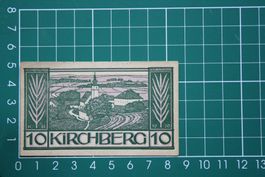 currency voucher austria kirchberg 10 heller 1920