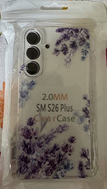 Cover & Protezioni schermo: Samsung SM S26 Plus Clear Case Blumenmotiv – Usato da Bülach venduto da mic_c7qb