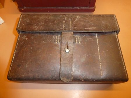 Schweizer Militärtasche Leder ASM 1943 gebraucht