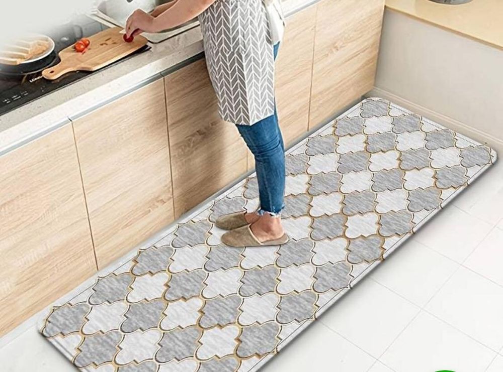 Lavendel Libelle Teppichläufer 60x180 Cm - Rutschfester Waschbarer Flurteppich