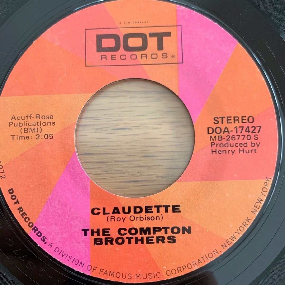 Dischi in vinile: Compton Brothers - Claudette / 1. US-Press. 1969 - Very nice – Usato da Gais venduto da soundcave57
