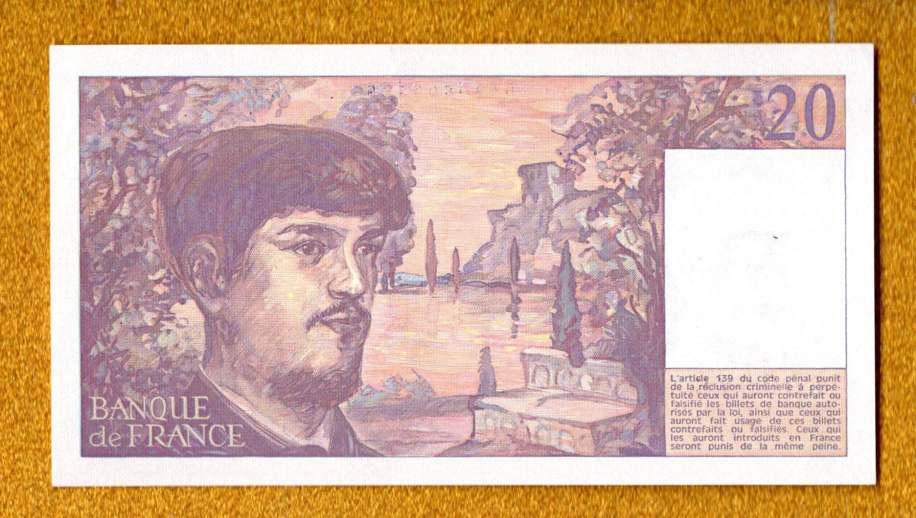 Banconote: France 20 francs 1986 UNC – Nuovo (secondo la descrizione) da Leibstadt venduto da baroc333 1