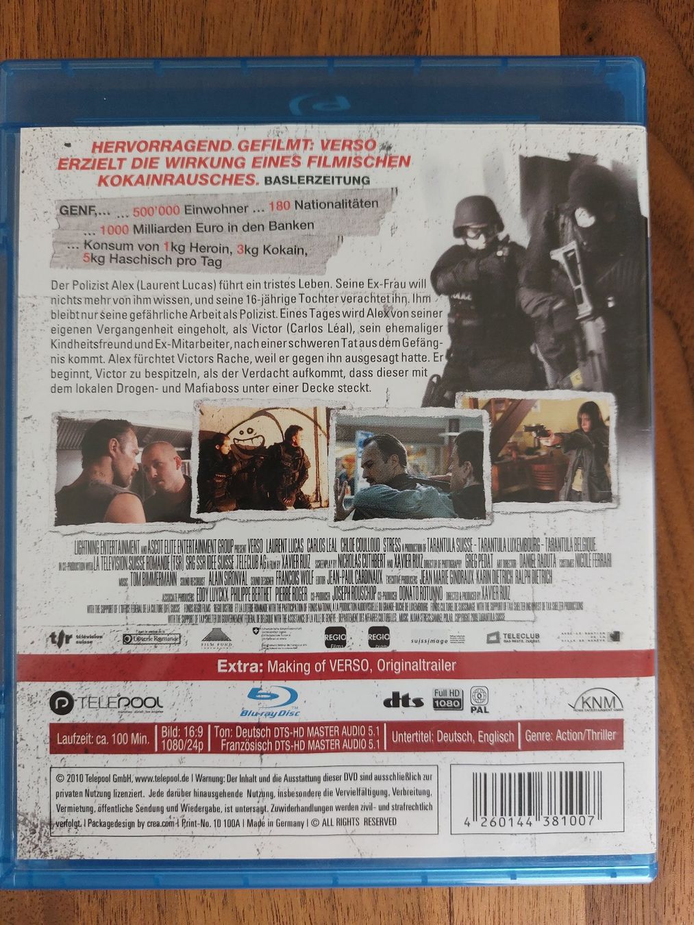 Tutti i DVDs: Blu Ray - Verso – Usato da Rheinfelden venduto da Onyx74 1