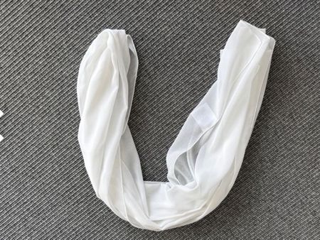 Sommer Mann Schal, weiss, neuwertig, ideal für den Sommer