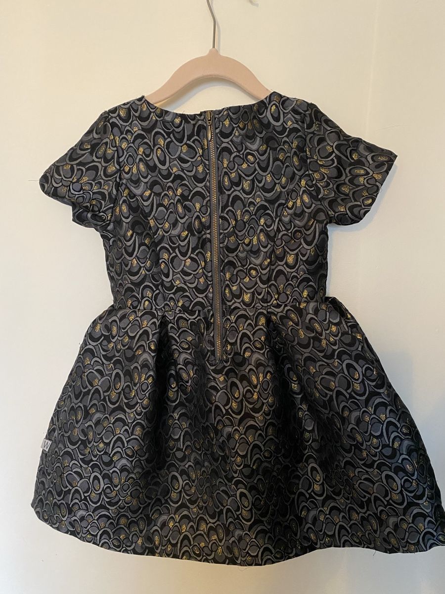 Vestiti & Gonne: Festliches Kleid mit Goldmuster Gr. 104 – Usato da Zürich venduto da sar_7s87 4
