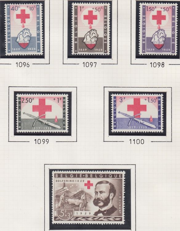 Prophila Collection Briefmarken – Togo 1959 Rotes Kreuz, Postfrisch MNH – Komplette Ausgabe 268-270