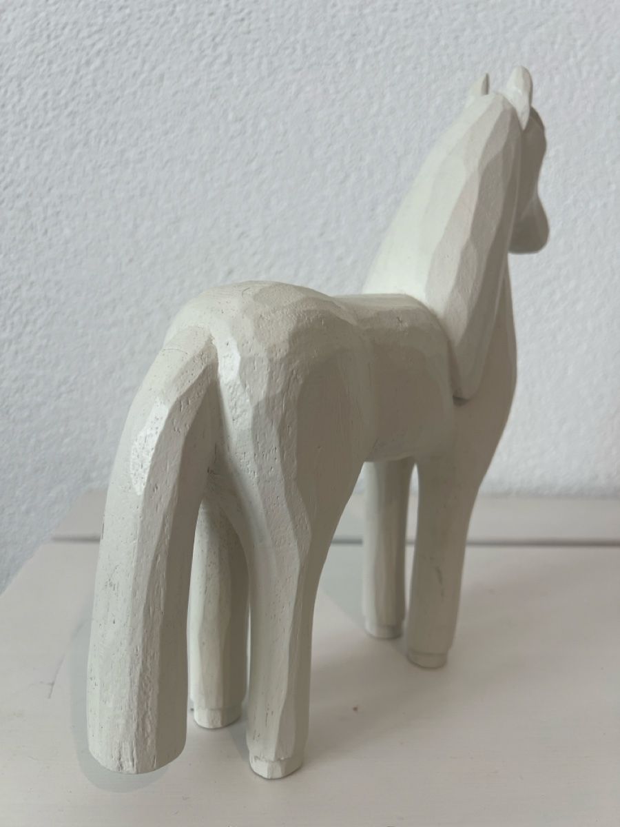 Figuren: Holzpferd weiss Figur Dekoration Deko Objekt – Neu (gemäss Beschreibung) aus Gossau SG von Olivera11 3