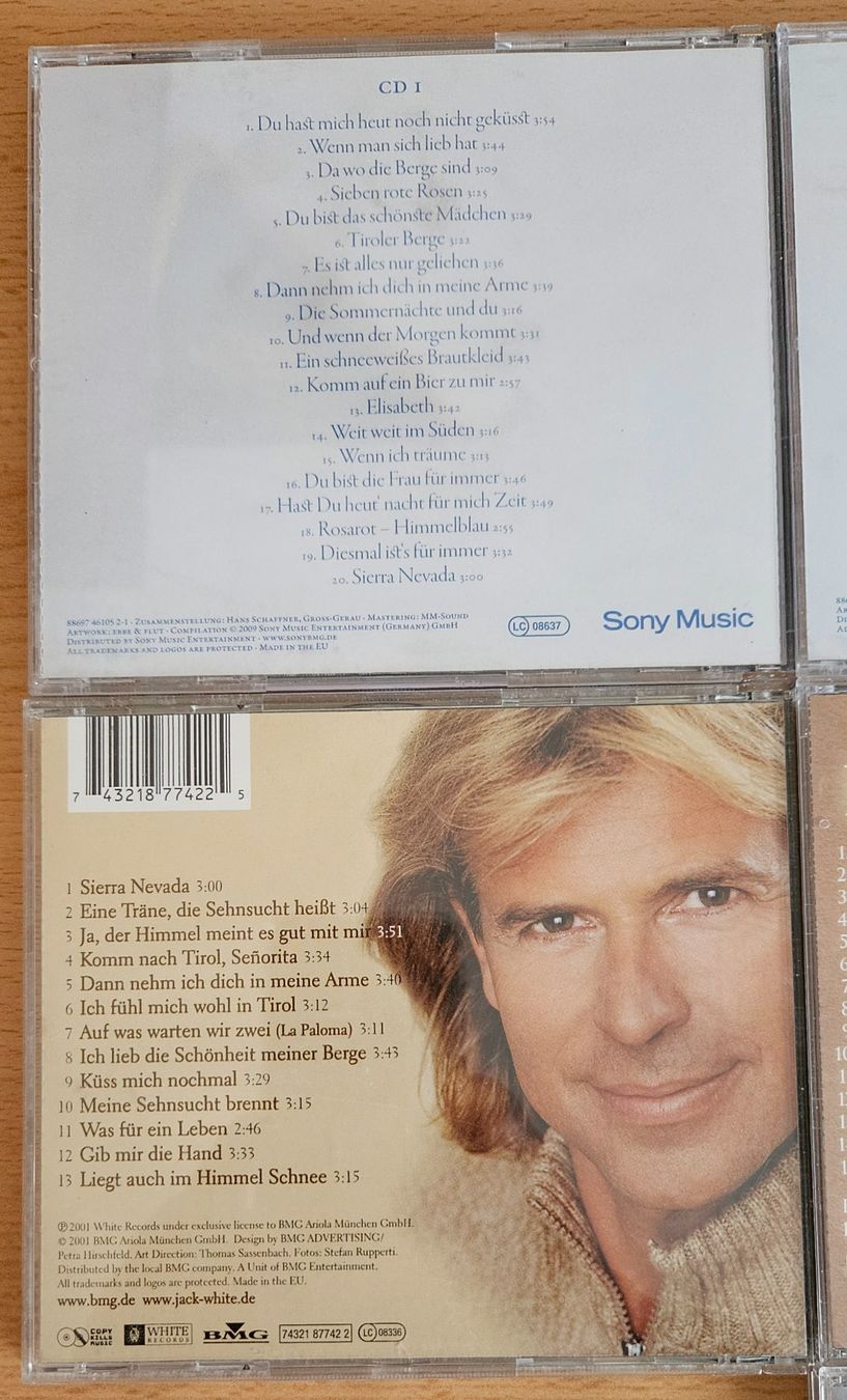 CD: CD Sammlung von Hansi Hinterseer. Total 8 CD's – Usato da Möriken AG venduto da Mavo 5