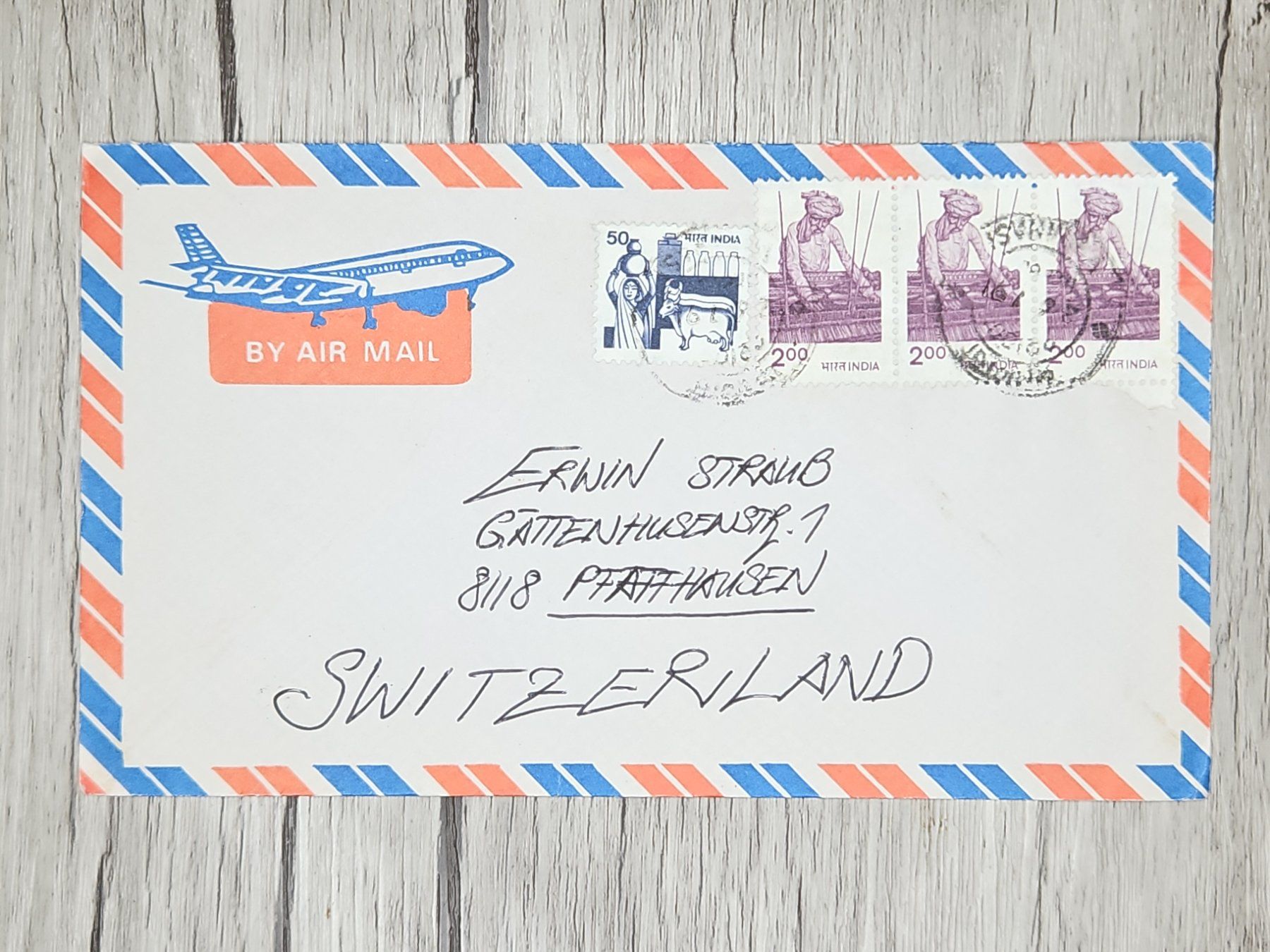 Tutti i francobolli: CL14 Enveloppe + Timbre Inde 19xx – Usato da Cousset venduto da Patrick_Collections