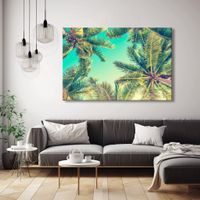 Riesig 🔝 SUPER PREIS 💲 Wandbild 120x80 NEU / Palmen